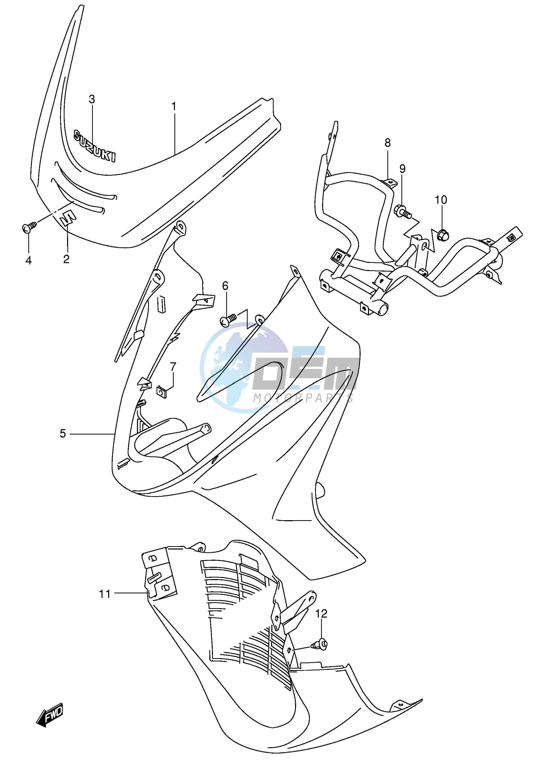 FRONT LEG SHIELD (MODEL Y)