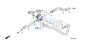 VT750C2F9 Australia - (U / KMH MME) drawing AIR INJECTION CONTROL VALVE