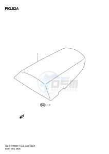 GSX-R1000 (E3-E28) drawing SEAT TAIL BOX (GSX-R1000K2)