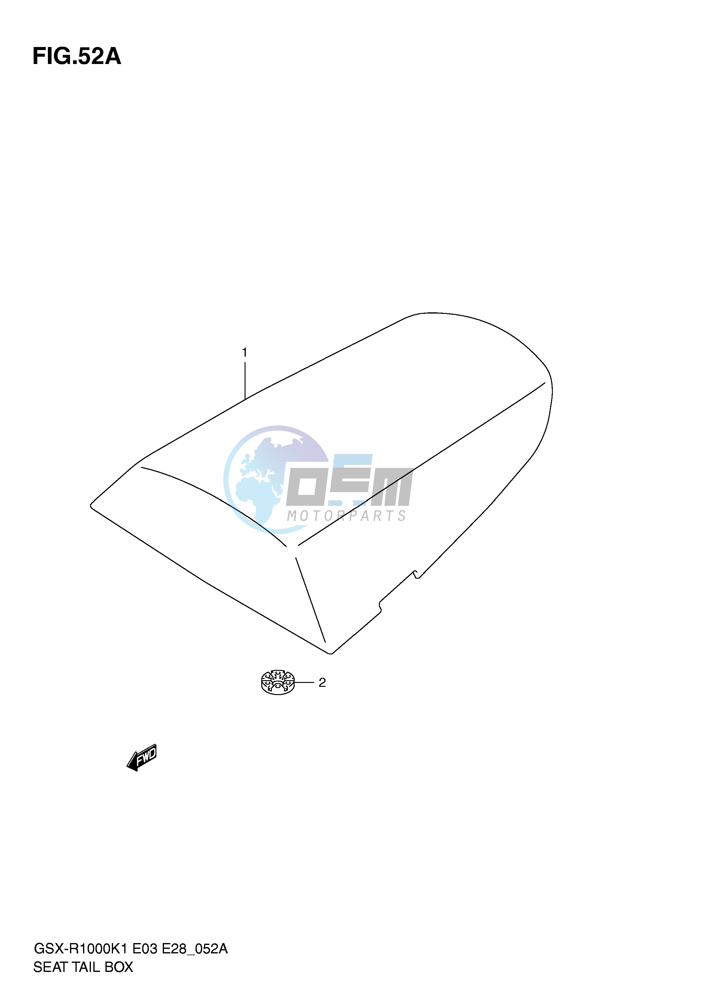 SEAT TAIL BOX (GSX-R1000K2)