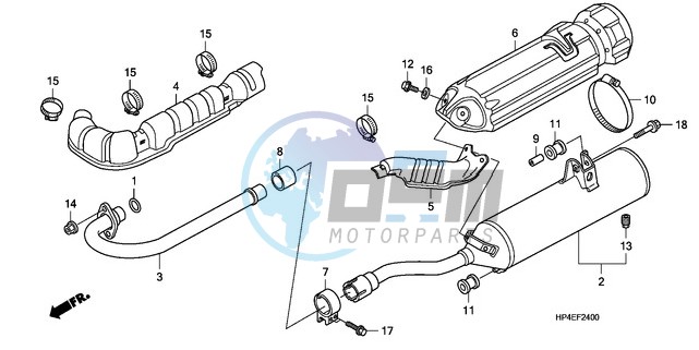 EXHAUST MUFFLER