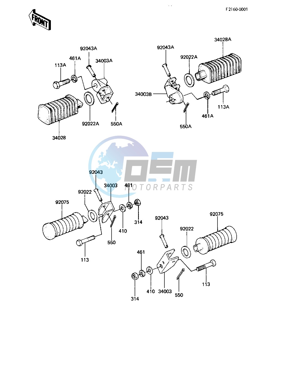 FOOTRESTS -- 81-83 A2_A3_A4- -