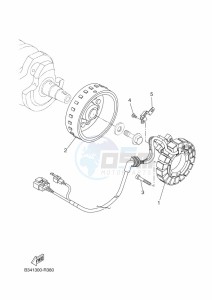 XSR700 MTM690D (BJX2) drawing GENERATOR