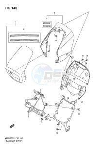 VZR1800 (E2) INTRUDER drawing HEADLAMP COVER (VZR1800ZL1 E2)