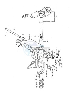 DT 55 drawing Swivel Bracket (1996 to 1997)