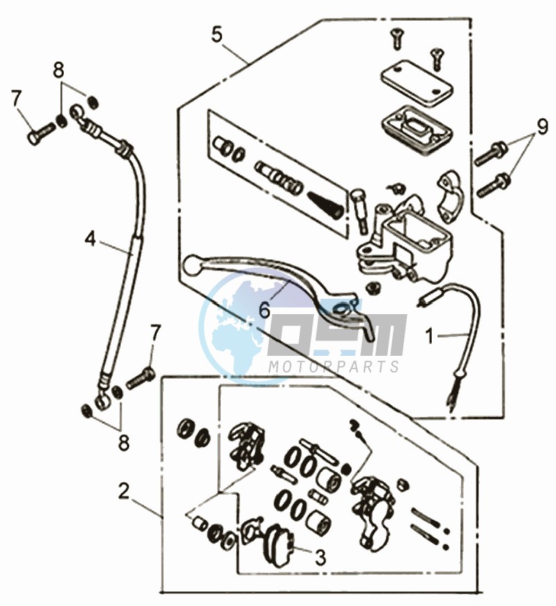 BRAKE LEVER / BRAKE CALIPER / BRAKE LINES