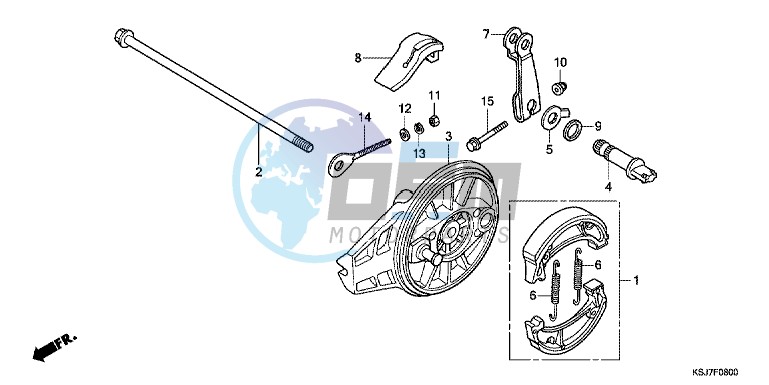 REAR BRAKE PANEL