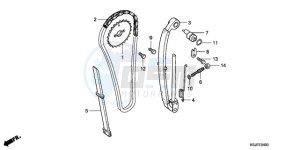 CRF100F9 Europe Direct - (ED / CMF) drawing CAM CHAIN