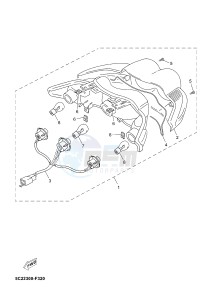 YN50FMU NEO'S 4 (B261 B261) drawing TAILLIGHT