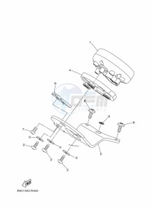 XSR900 MTM850 (BAE8) drawing METER