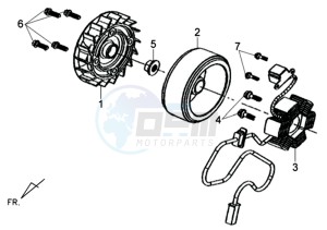 SYMPHONY SPORT 50 drawing MAGNETO / FLYWHEEL