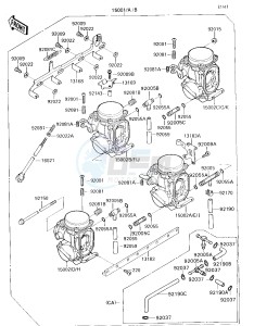 ZX 750 H [NINJA ZX-7] (H1) [NINJA ZX-7] drawing CARBURETOR