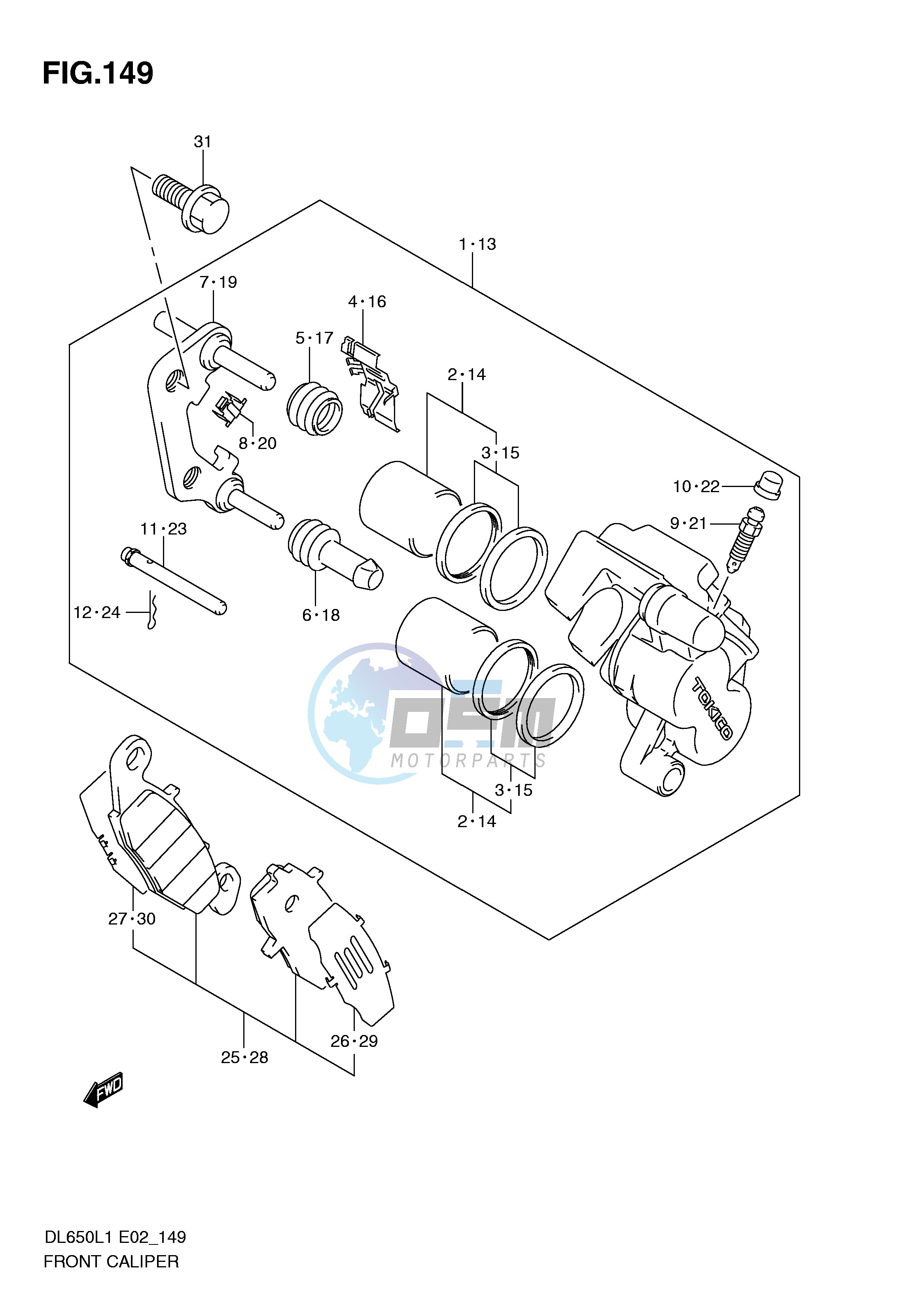 FRONT CALIPER