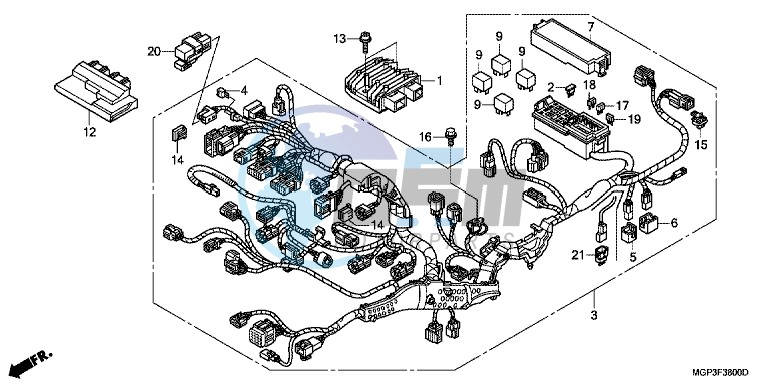 WIRE HARNESS (CBR1000RR/ S)