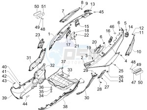 MP3 500 Sport (USA) USA drawing Side cover - Spoiler