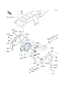 KVF 750 B (BRUTE FORCE 750 4X4I) (B6F-B7FA) B7FA drawing HEADLIGHT-- S- -