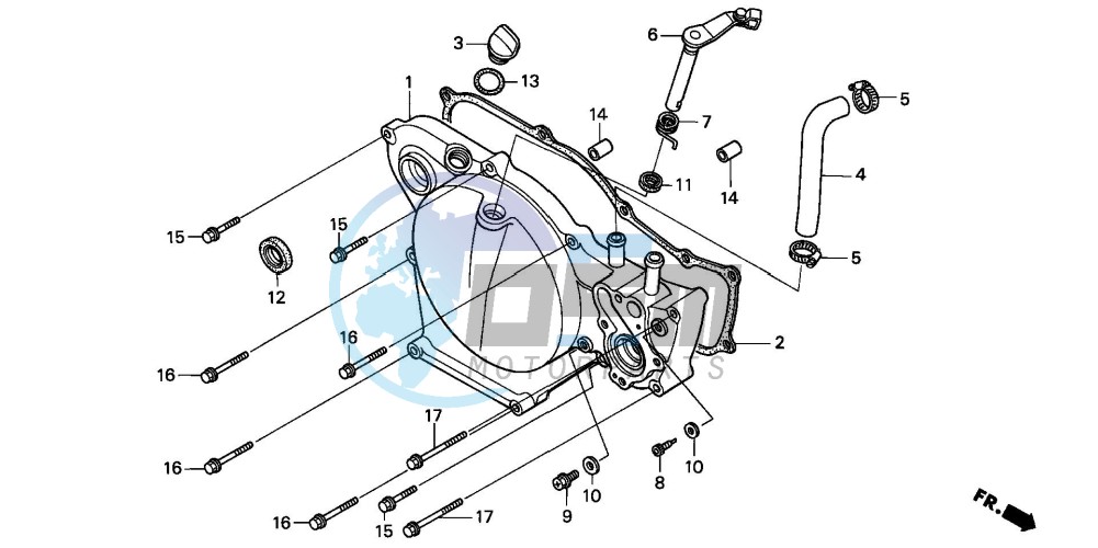 RIGHT CRANKCASE COVER