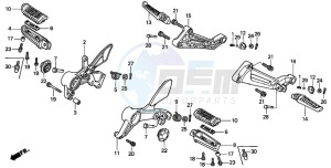 VTR1000F FIRE STORM drawing STEP