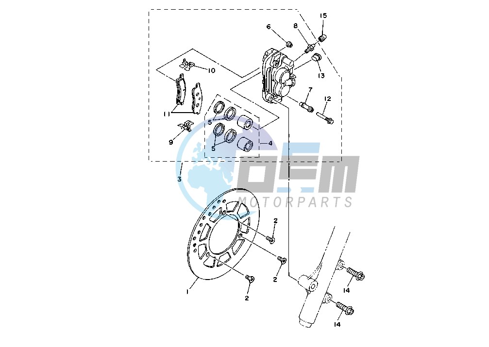 FRONT BRAKE CALIPER