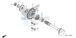 CRF250XB CRF250X ED drawing BALANCER