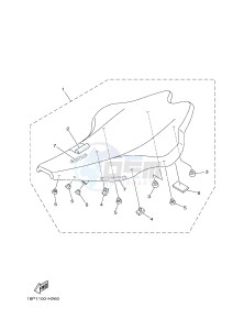 YFZ450R YFZ450RB (18PK 18PL) drawing SEAT