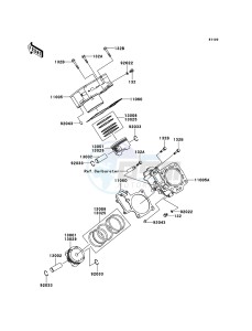 KFX700 KSV700A6F EU drawing Cylinder/Piston(s)