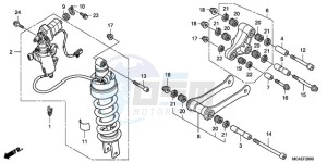 GL18009 UK - (E / AB MKH NAV) drawing REAR CUSHION