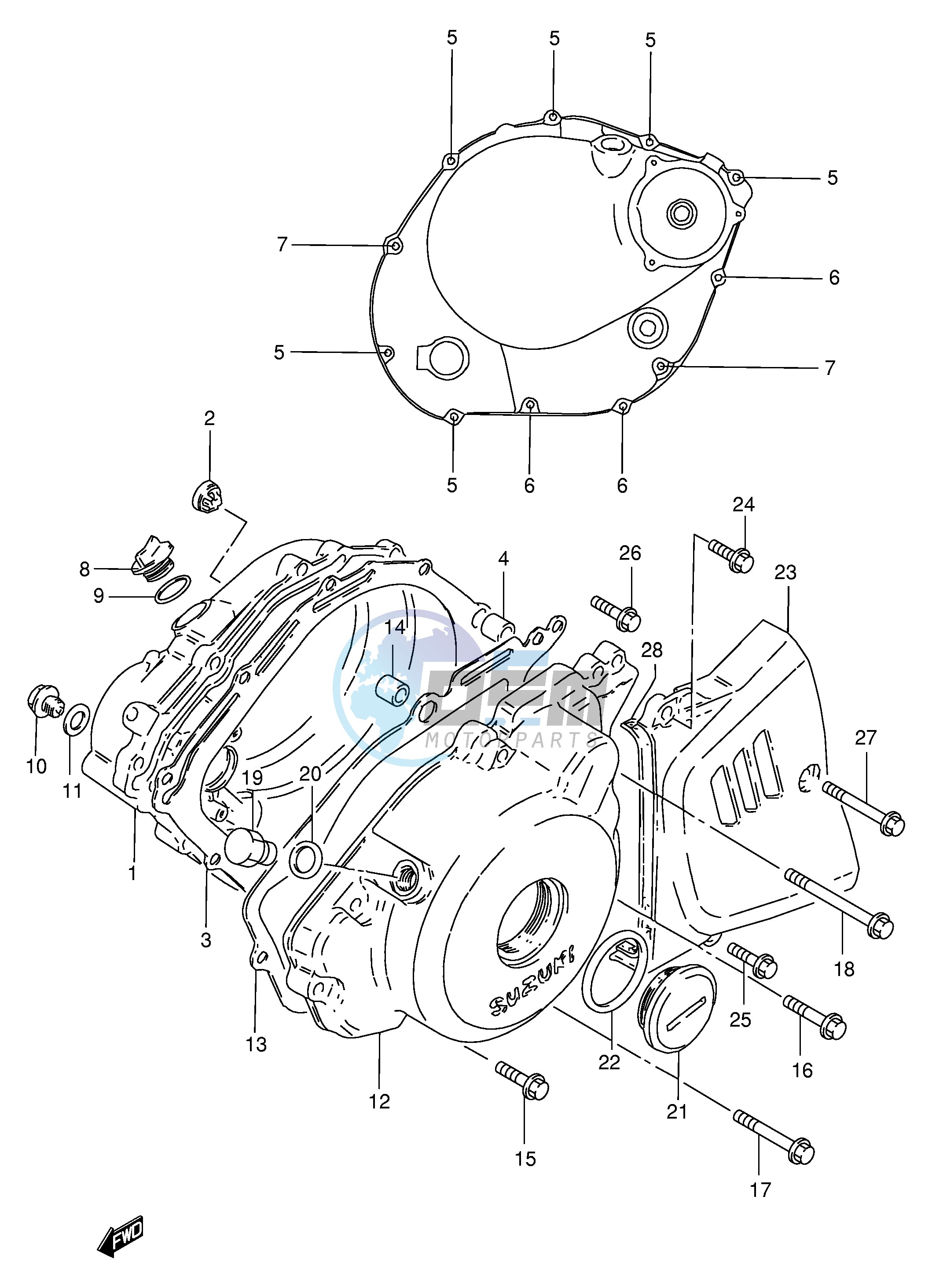 CRANKCASE COVER