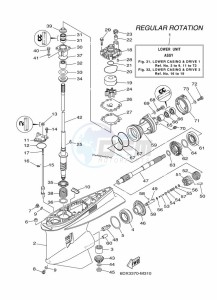 F250GETU drawing PROPELLER-HOUSING-AND-TRANSMISSION-1