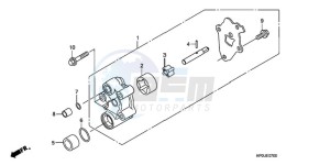 TRX500FM9 Australia - (U) drawing OIL PUMP