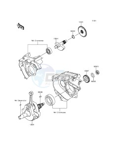 KLX250 KLX250SFF XX (EU ME A(FRICA) drawing Crankshaft