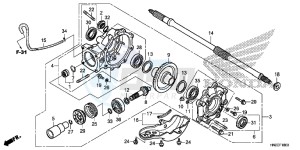 TRX500FAE TRX500FA Europe Direct - (ED) drawing FINAL DRIVEN GEAR