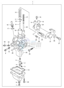 JR50 (P3-P28) drawing CARBURETOR