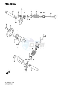 UH125 ABS BURGMAN EU drawing CAMSHAFT-VALVE