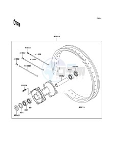 KX85 / KX85 II KX85A7F EU drawing Optional Parts