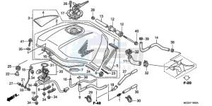 ST1300A9 Australia - (U / ABS MME) drawing FUEL TANK