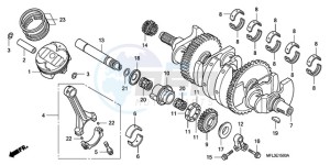 CBR1000RR9 Australia - (U / MME SPC) drawing CRANKSHAFT/PISTON