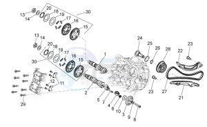 Dorsoduro 1200 (EMEA, APAC, NAFTA) (CND, EU, K, RU, USA, V) drawing Front cylinder timing system