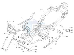 MP3 500 LT E4 Sport - Business (EMEA) drawing Frame/bodywork