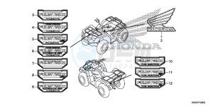 TRX420TE1H Europe Direct - (ED) drawing MARK/EMBLEM