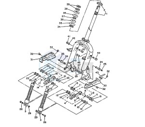 XC BELUGA 125 drawing FRONT FORK