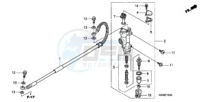 CRF250RC drawing RR. BRAKE MASTER CYLINDER