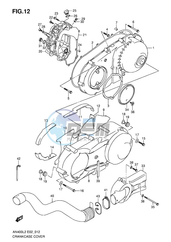 CRANKCASE COVER