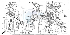 CRF450XC drawing CARBURETOR