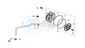 HD 2 125 drawing CYLINDER HEAD COVER / CAMSHAFT CHAIN