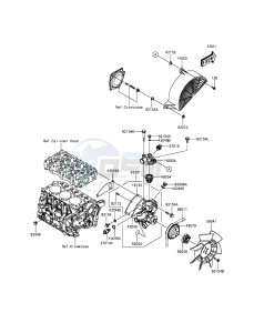 MULE PRO-DX KAF1000EGF EU drawing Water Pump