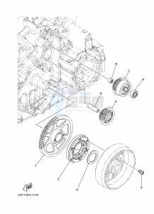 XT1200ZE XT1200ZE SUPER TENERE ABS (BP9C) drawing STARTER CLUTCH