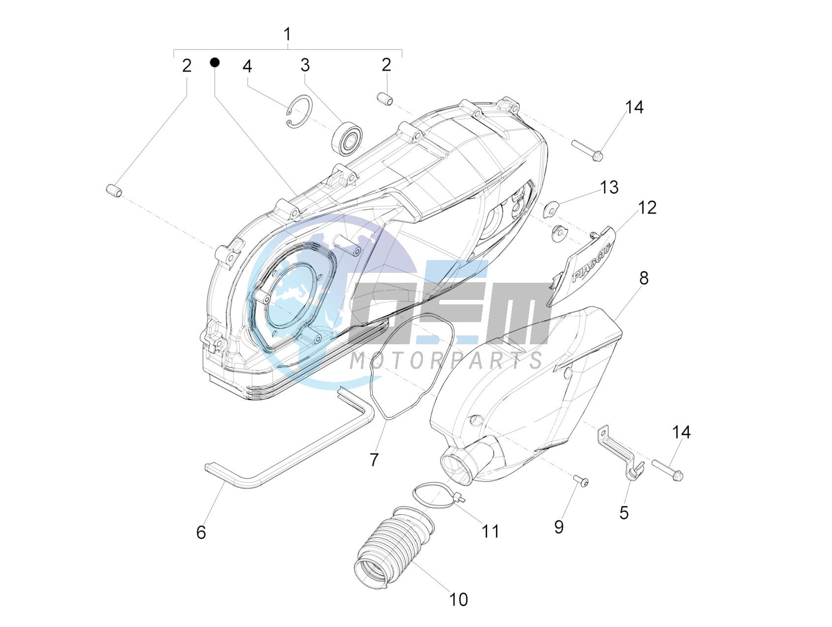 Crankcase cover - Crankcase cooling