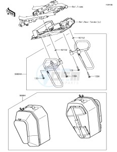 Z650 ER650HJF XX (EU ME A(FRICA) drawing Accessory(Pannier)