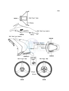 NINJA_ZX-10R ZX1000JBF FR GB XX (EU ME A(FRICA) drawing Decals(Ebony)